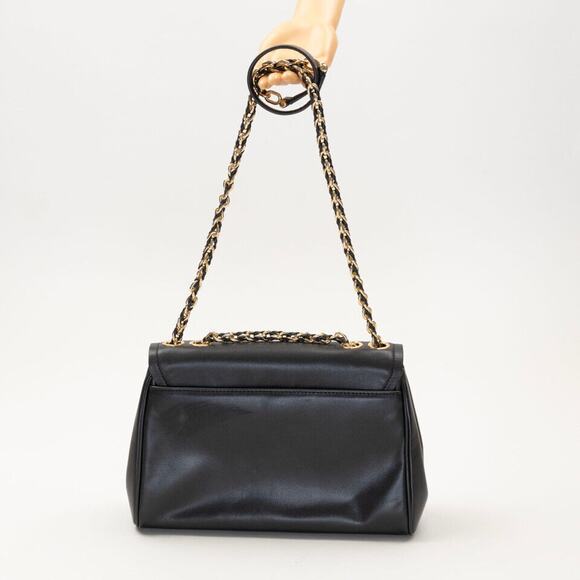 MICHAEL Michael Kors Parker Leather Shoulder Bag Black 220095